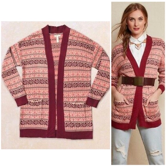 Matilda Jane Sweaters - Matilda Jane Harmony Sweater Open Cardigan Pink S